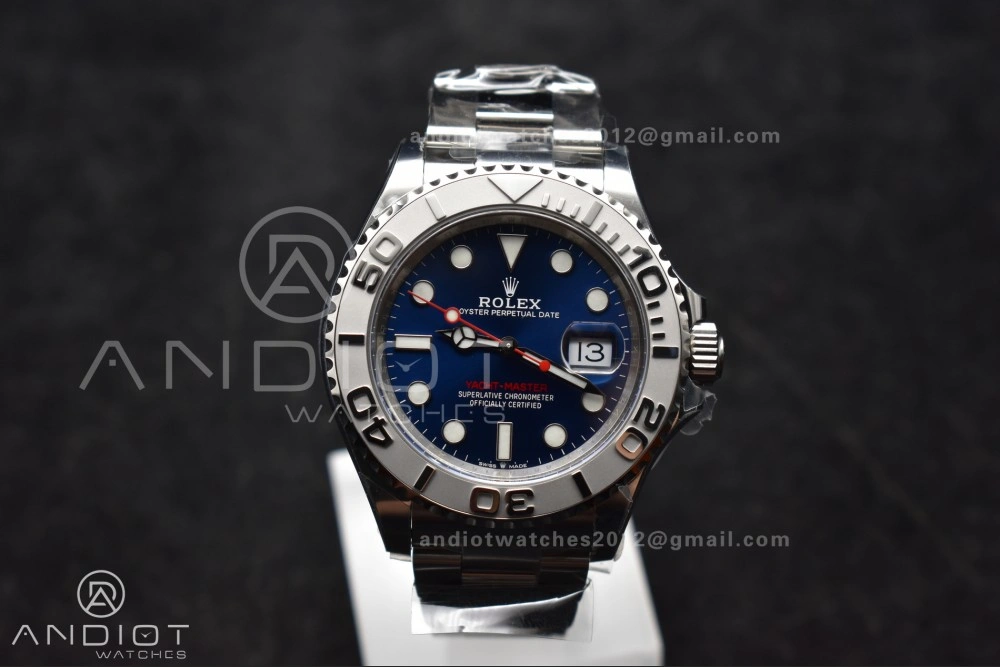 Yacht-Master 126622 Clean 1:1 Best Edition 904L Steel Blue Dial on SS Bracelet VR HighPerformance 1204