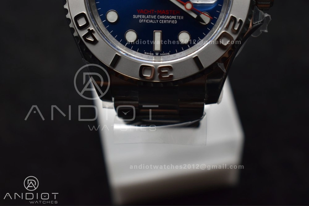 Yacht-Master 126622 Clean 1:1 Best Edition 904L Steel Blue Dial on SS Bracelet VR HighPerformance 1204