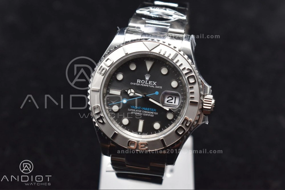 FreshLook Yacht-Master 126622 Clean 1:1 Best Edition 904L Steel Gray Dial on SS Bracelet VR 491