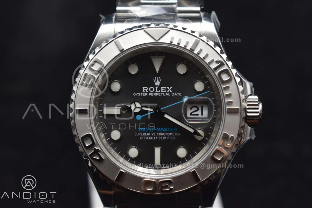 FreshLook Yacht-Master 126622 Clean 1:1 Best Edition 904L Steel Gray Dial on SS Bracelet VR 491