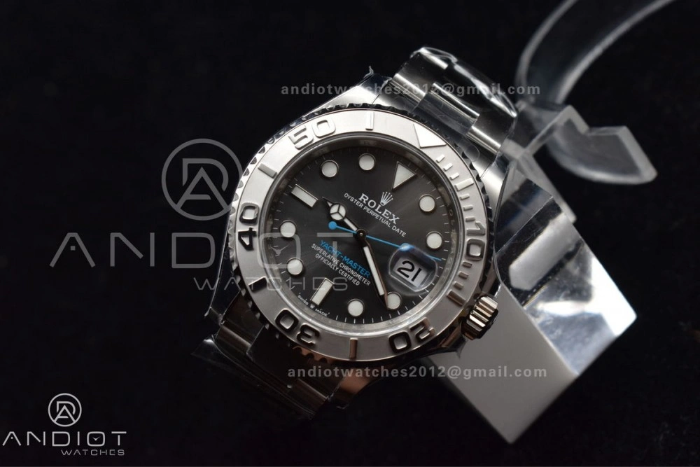 FreshLook Yacht-Master 126622 Clean 1:1 Best Edition 904L Steel Gray Dial on SS Bracelet VR 491