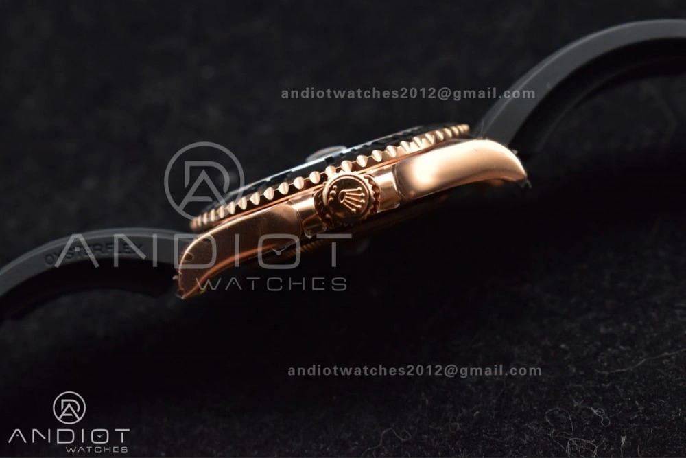 Yacht-Master 126655 VSF 1:1 Best Edition Black Ceramic Bezel on Oysterflex Rubber Strap VS TimelessDesign 1220