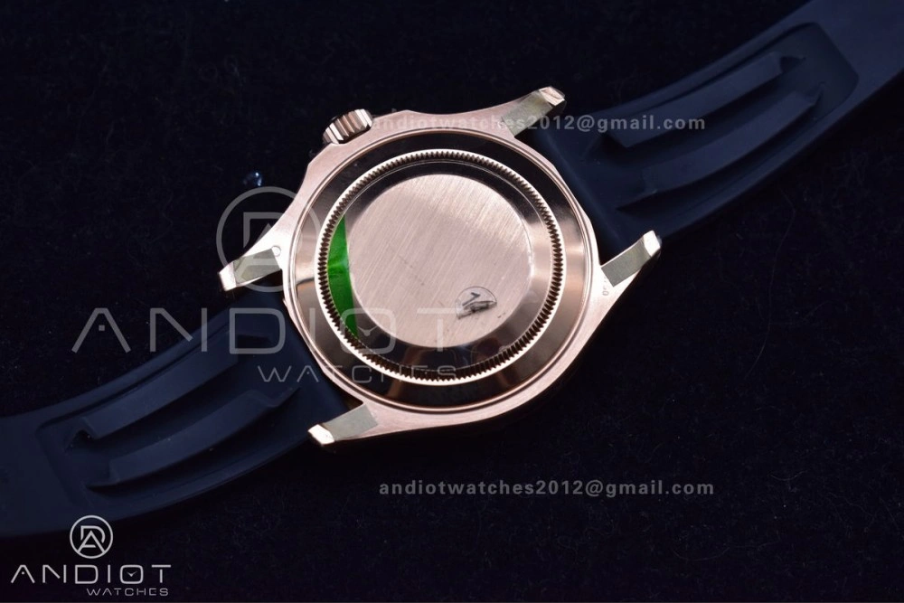 Yacht-Master 126655 VSF 1:1 Best Edition Black Ceramic Bezel on Oysterflex Rubber Strap VS TimelessDesign 1220