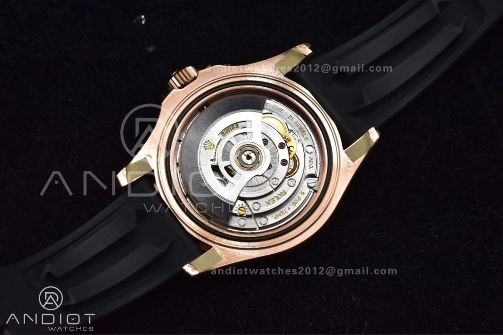 Yacht-Master 126655 VSF 1:1 Best Edition Black Ceramic Bezel on Oysterflex Rubber Strap VS TimelessDesign 1220