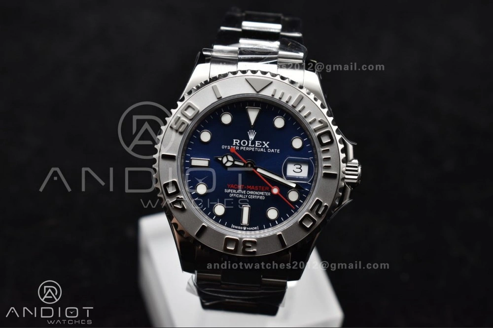 Yacht-Master 37mm 268622 CVSF 1:1 Best Edition Blue Dial 316L SS Case and Bracelet A TravelReady 1211