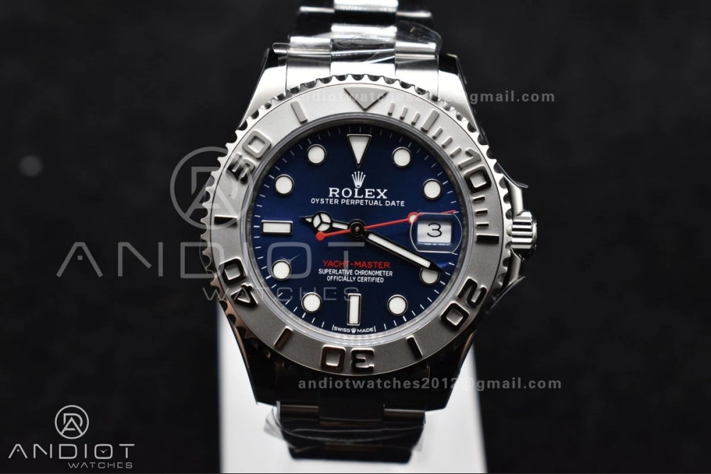 Yacht-Master 37mm 268622 CVSF 1:1 Best Edition Blue Dial 316L SS Case and Bracelet A TravelReady 1211