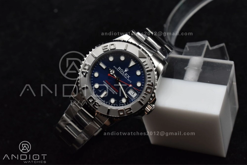 Yacht-Master 37mm 268622 CVSF 1:1 Best Edition Blue Dial 316L SS Case and Bracelet A TravelReady 1211