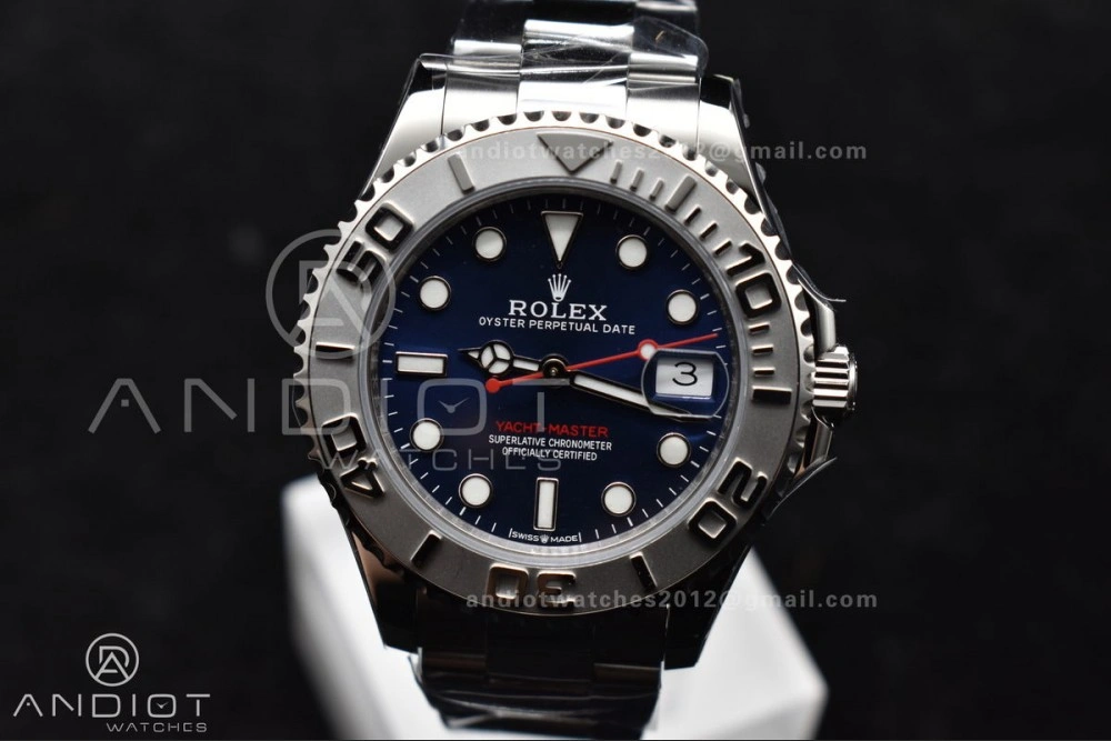 Yacht-Master 37mm 268622 CVSF 1:1 Best Edition Blue Dial 316L SS Case and Bracelet A TravelReady 1211