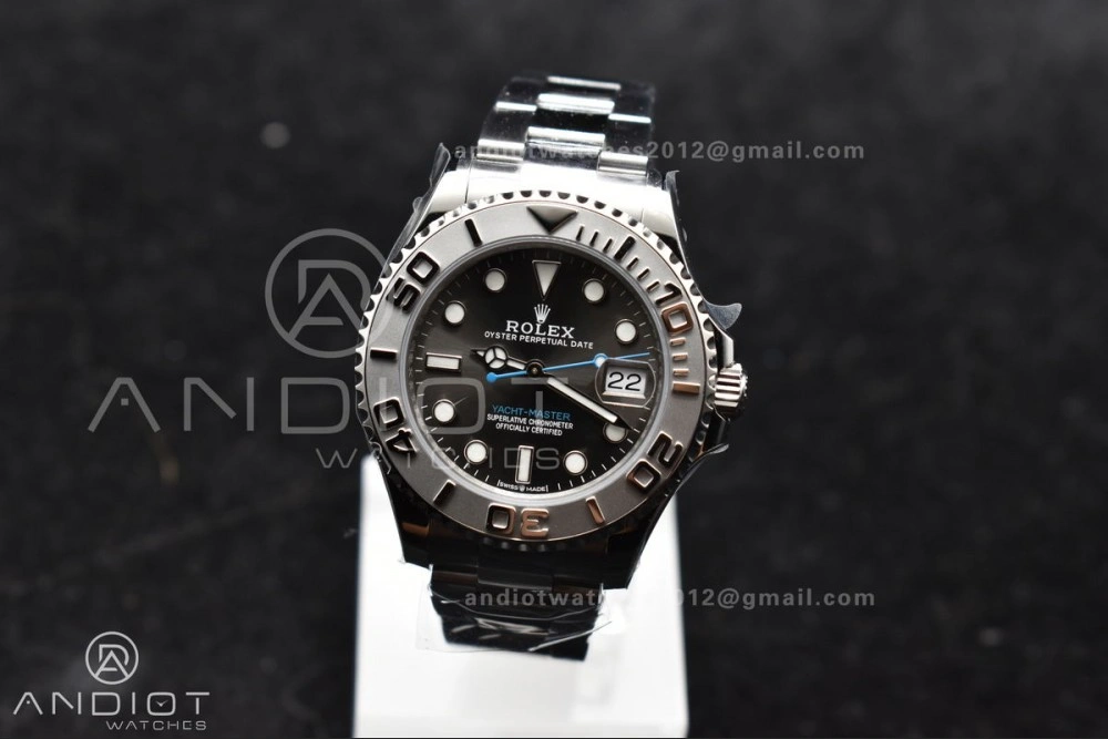 Yacht-Master 37mm 268622 CVSF 1:1 Best Edition Gray Dial 316L SS Case and Bracelet A Effortless 1215