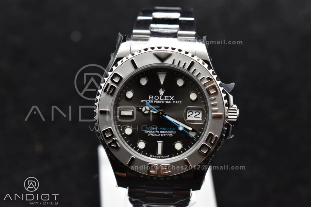 Yacht-Master 37mm 268622 CVSF 1:1 Best Edition Gray Dial 316L SS Case and Bracelet A Effortless 1215