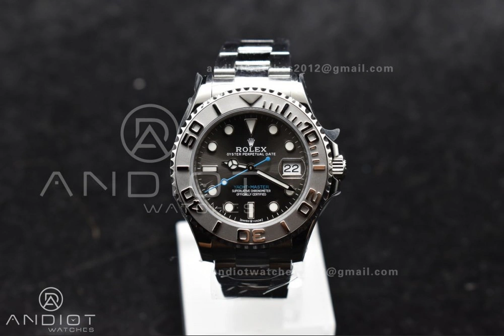 Yacht-Master 37mm 268622 CVSF 1:1 Best Edition Gray Dial 316L SS Case and Bracelet A Effortless 1215