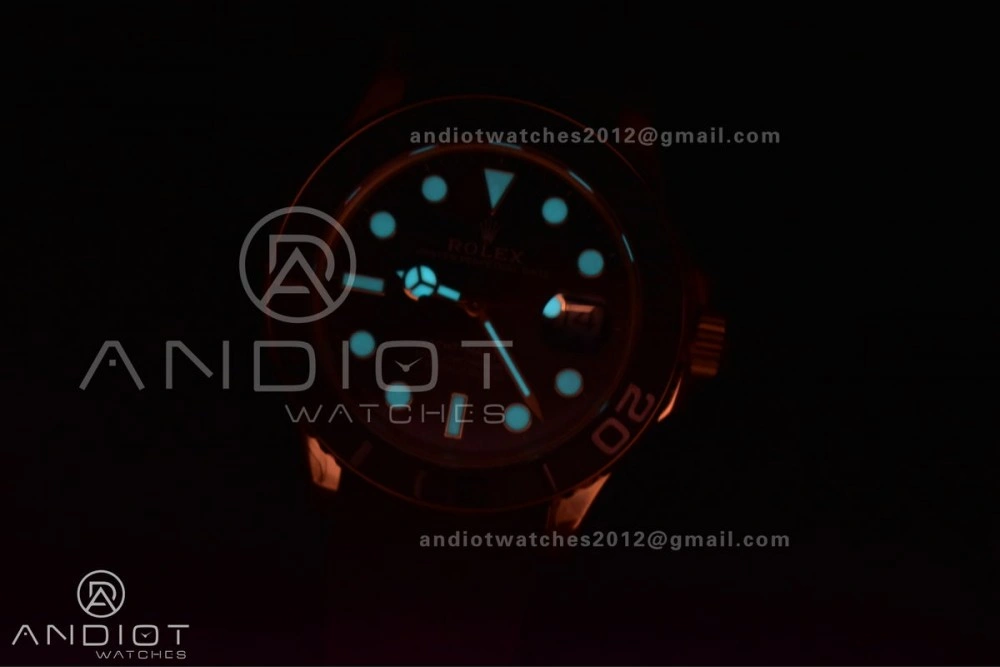 EyeCatching Yacht-Master 42mm 226658 VSF 1:1 Best Edition 3D Black Ceramic Bezel on Black Rubber Strap VS 1224
