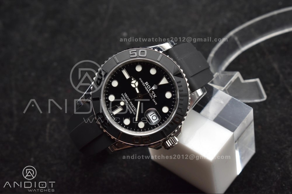 WaterResistant Yacht-Master 42mm 226659 VSF 1:1 Best Edition 3D Black Ceramic Bezel on Oyster flex Strap VS3235 V3 (Gain Weight) 1213