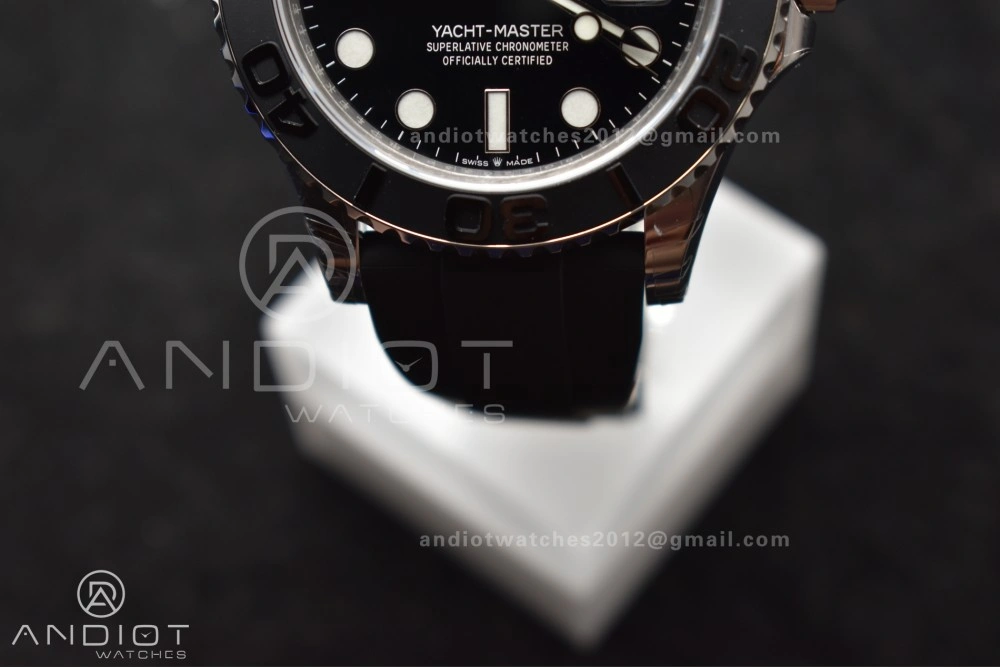 WaterResistant Yacht-Master 42mm 226659 VSF 1:1 Best Edition 3D Black Ceramic Bezel on Oyster flex Strap VS3235 V3 (Gain Weight) 1213