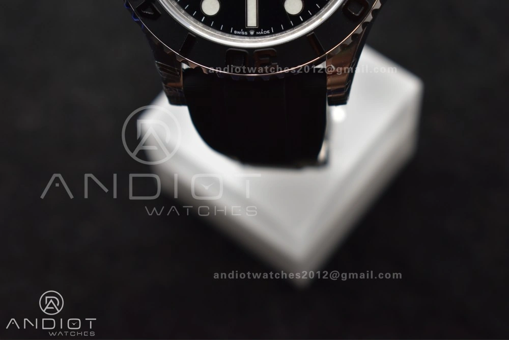 WaterResistant Yacht-Master 42mm 226659 VSF 1:1 Best Edition 3D Black Ceramic Bezel on Oyster flex Strap VS3235 V3 (Gain Weight) 1213