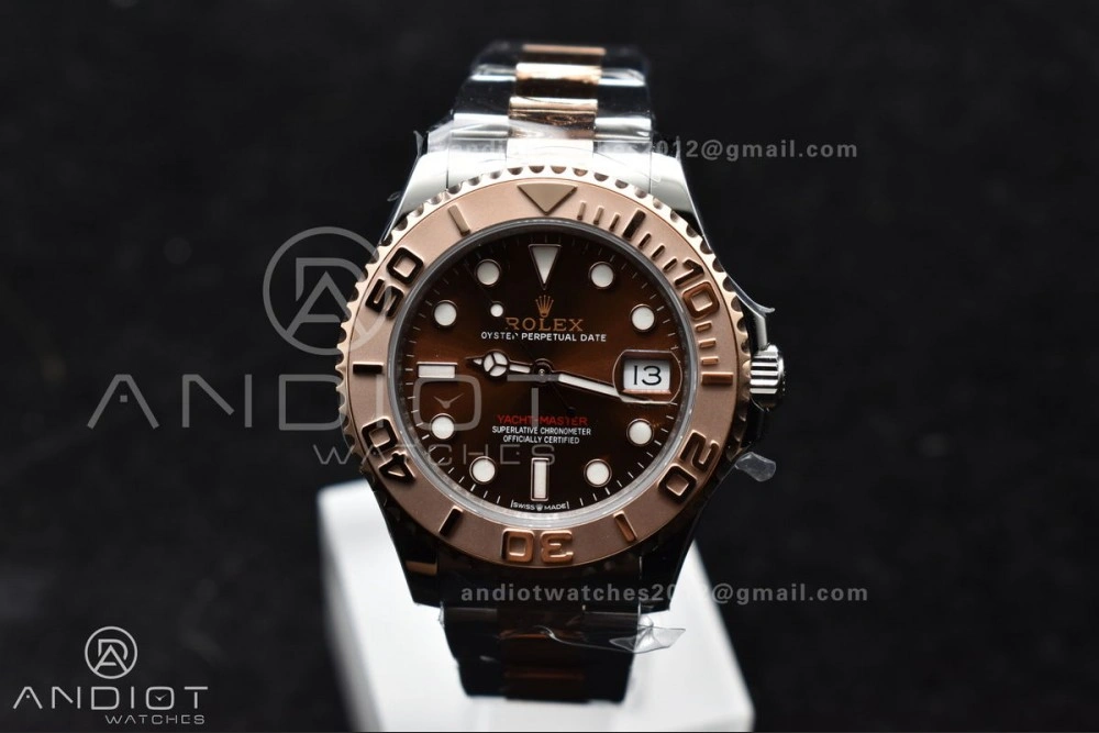 Yacht-Master RG 37mm 268621 CVSF 1:1 Best Edition Brown Dial 316L SS Case and Bracelet A Minimalist 1217