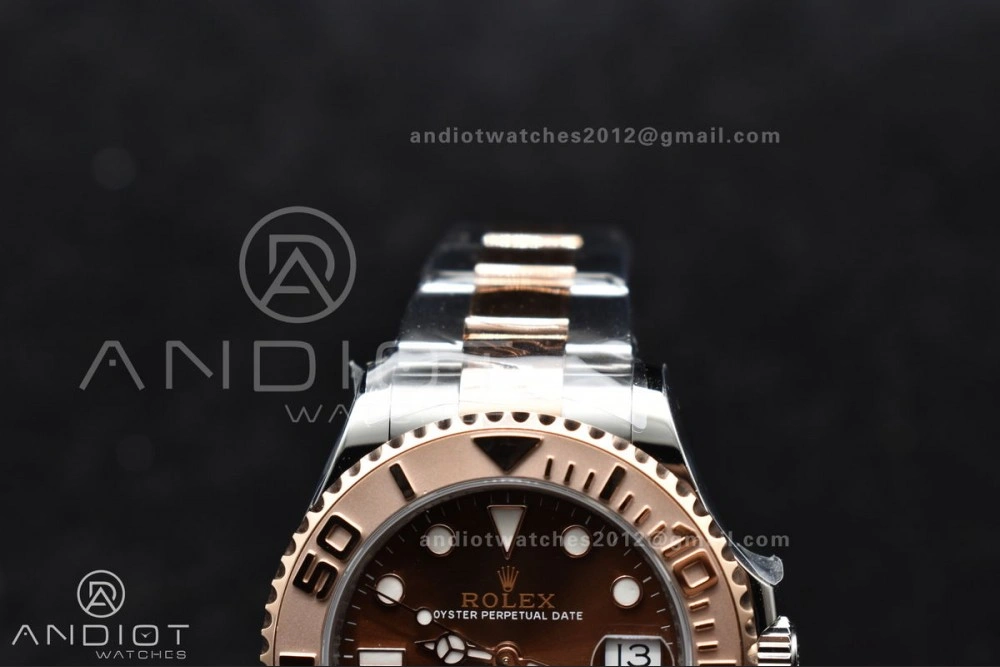 Yacht-Master RG 37mm 268621 CVSF 1:1 Best Edition Brown Dial 316L SS Case and Bracelet A Minimalist 1217