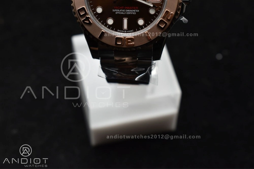 Yacht-Master RG 37mm 268621 CVSF 1:1 Best Edition Brown Dial 316L SS Case and Bracelet A Minimalist 1217