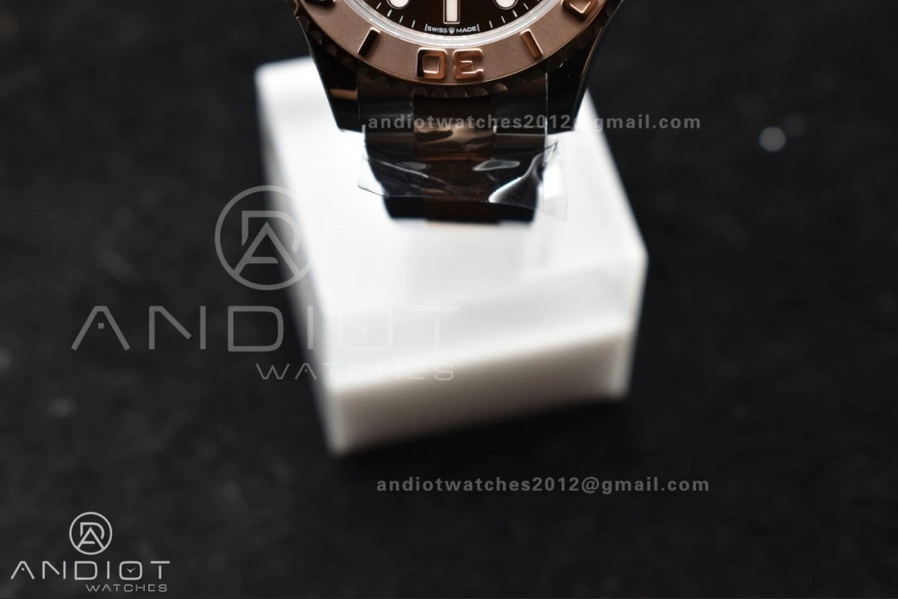 Yacht-Master RG 37mm 268621 CVSF 1:1 Best Edition Brown Dial 316L SS Case and Bracelet A Minimalist 1217