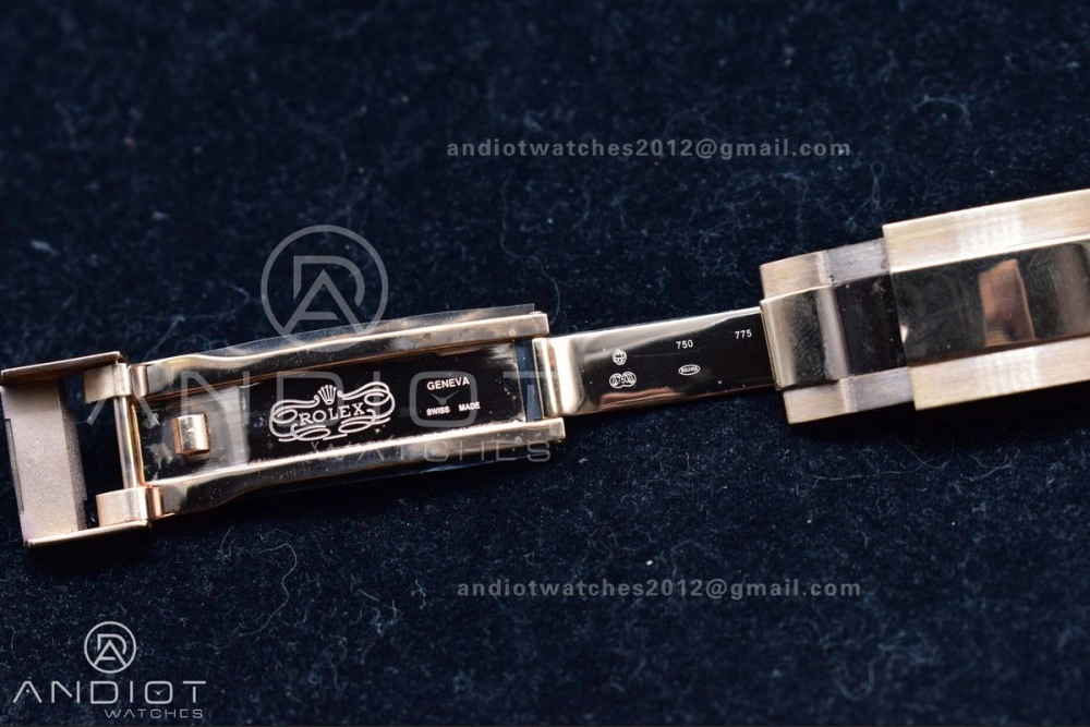 YachtMaster II 116685 RG Blue Ceramic GMF 1:1 Best Edition on RG Bracelet A TopPick 1223