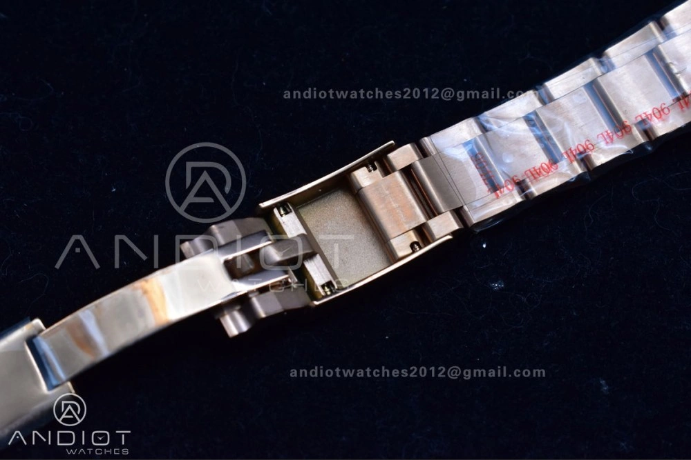 YachtMaster II 116685 RG Blue Ceramic GMF 1:1 Best Edition on RG Bracelet A TopPick 1223