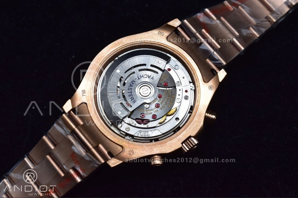 YachtMaster II 116685 RG Blue Ceramic GMF 1:1 Best Edition on RG Bracelet A TopPick 1223