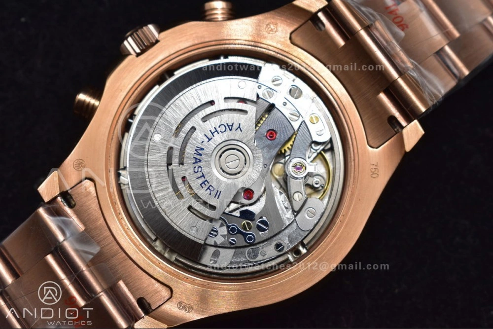 YachtMaster II 116685 RG Blue Ceramic GMF 1:1 Best Edition on RG Bracelet A TopPick 1223