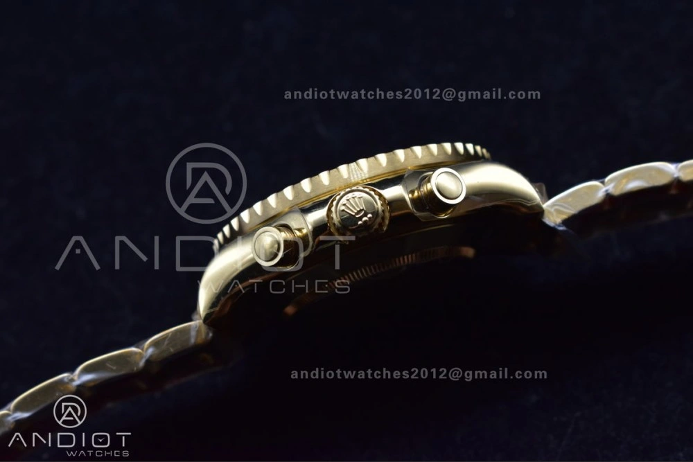 Comfortable YachtMaster II 116688 YG KF 1:1 Best Edition White Dial on YG Bracelet A 1218